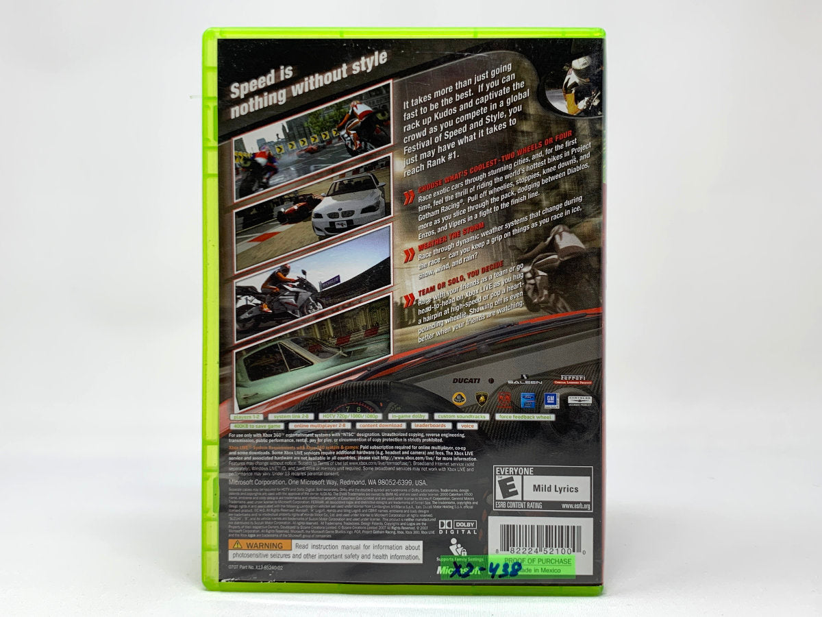 Project Gotham Racing 4 • Xbox 360