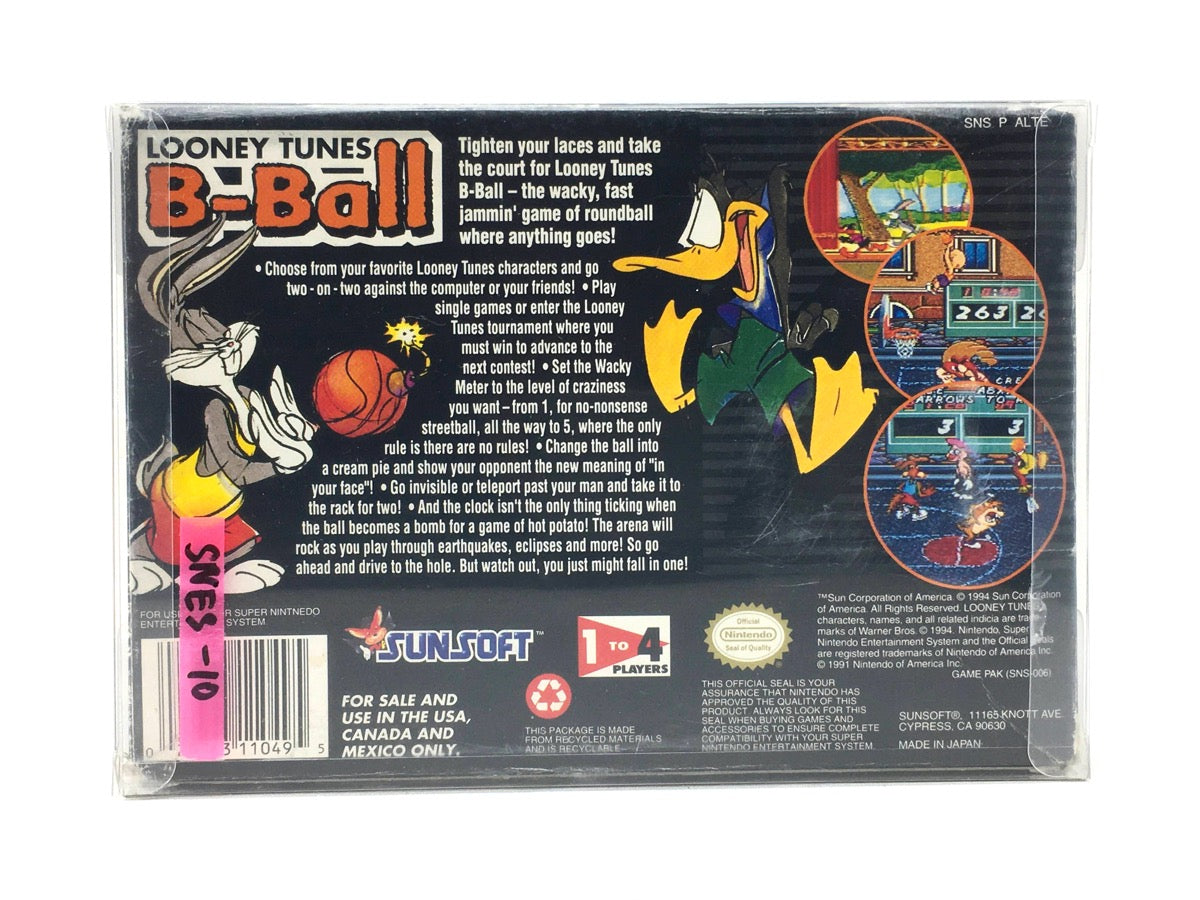 Looney Tunes: B-Ball *w/ Original Box* • Super Nintendo (SNES)