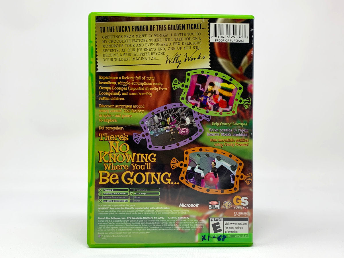 Charlie and the Chocolate Factory • Xbox Original