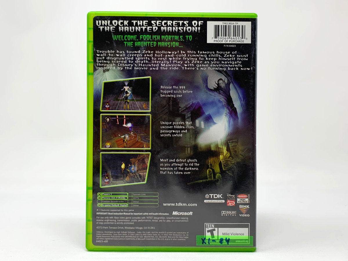 The Haunted Mansion • Xbox Original