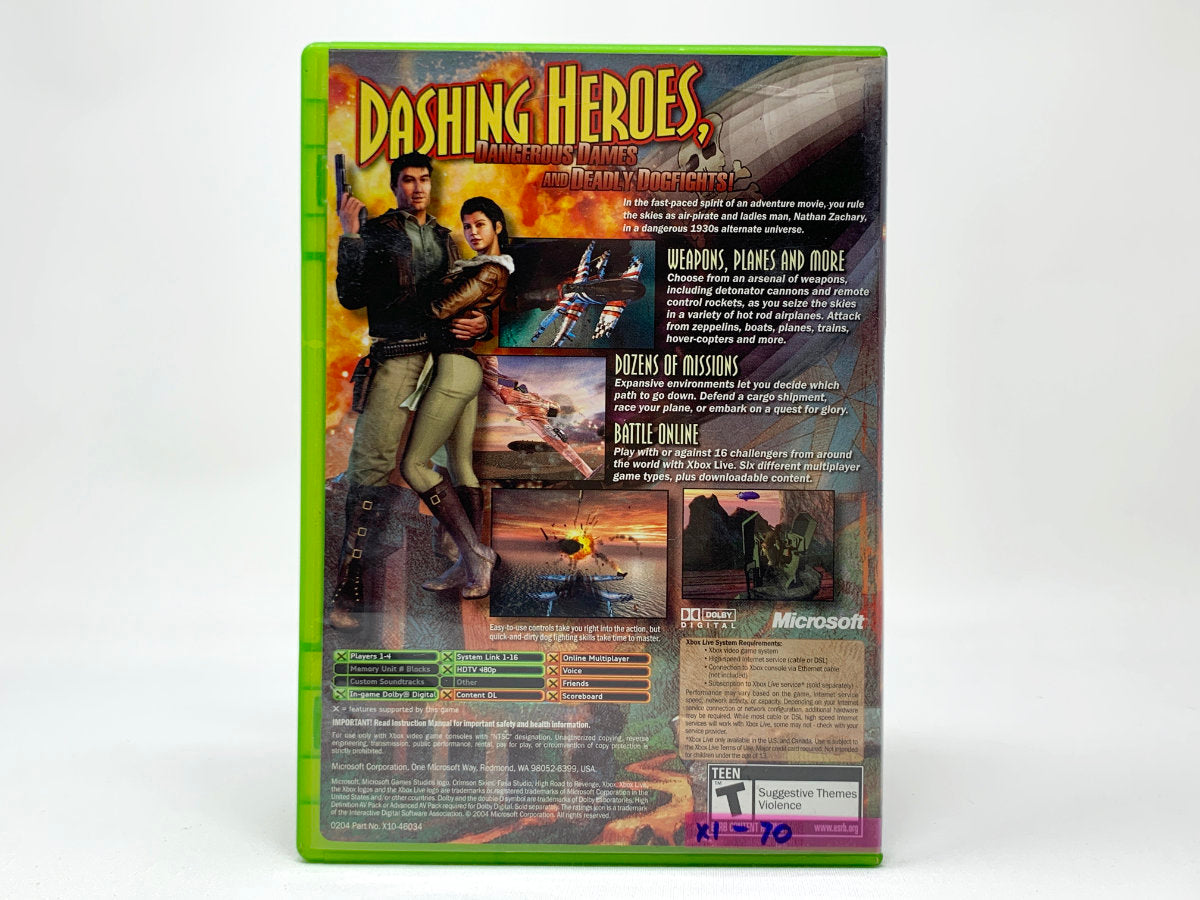 Crimson Skies: High Road to Revenge • Xbox Original