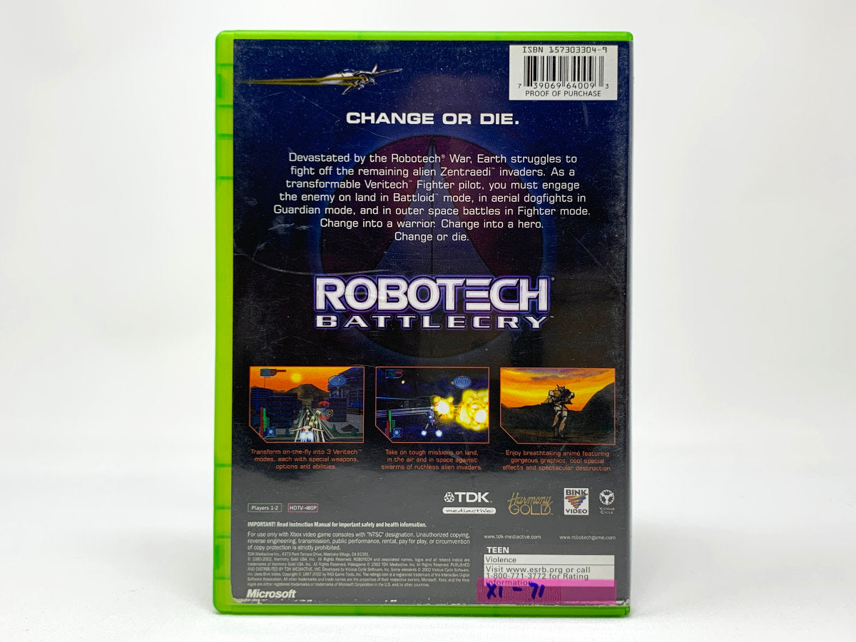 Robotech: Battlecry • Xbox Original