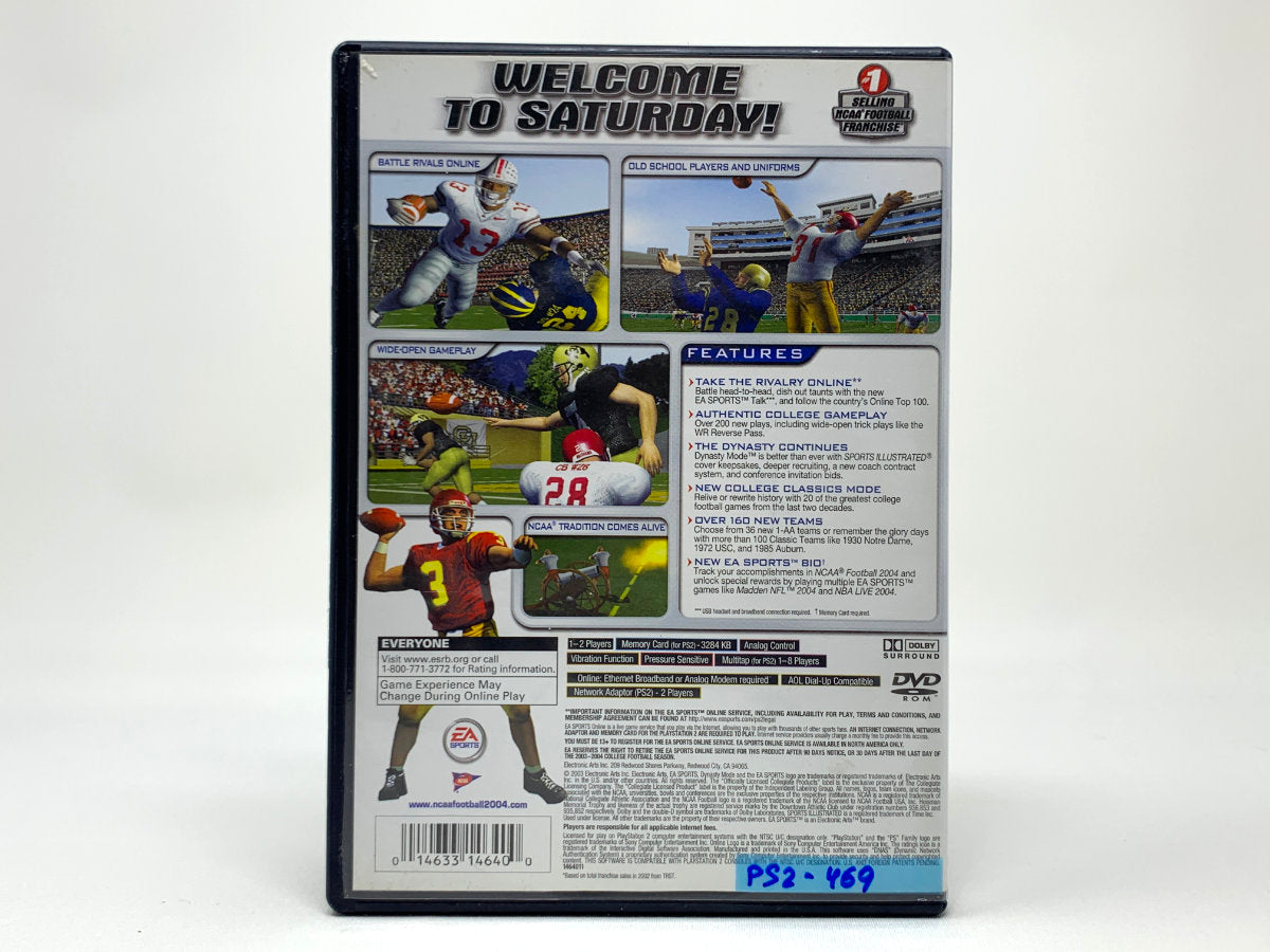 NCAA Football 2004 • Playstation 2