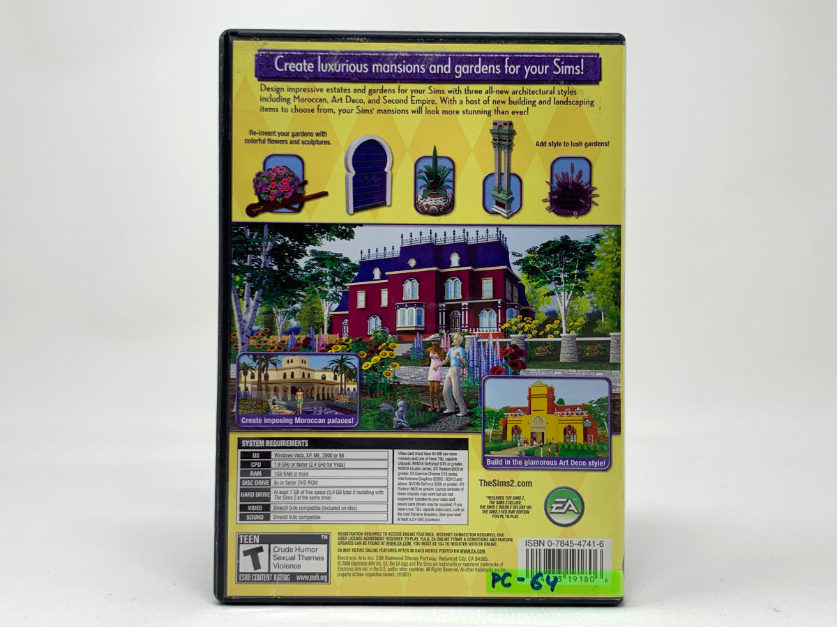 The Sims 2: Mansion & Garden Stuff • PC (Windows)