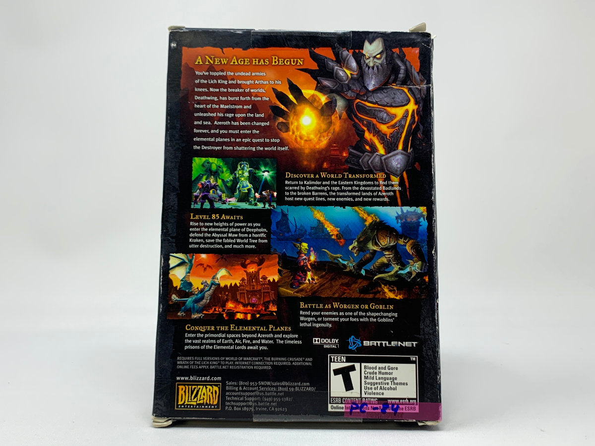 World of Warcraft: Cataclysm Expansion Set – (Big Box) • PC (Windows)
