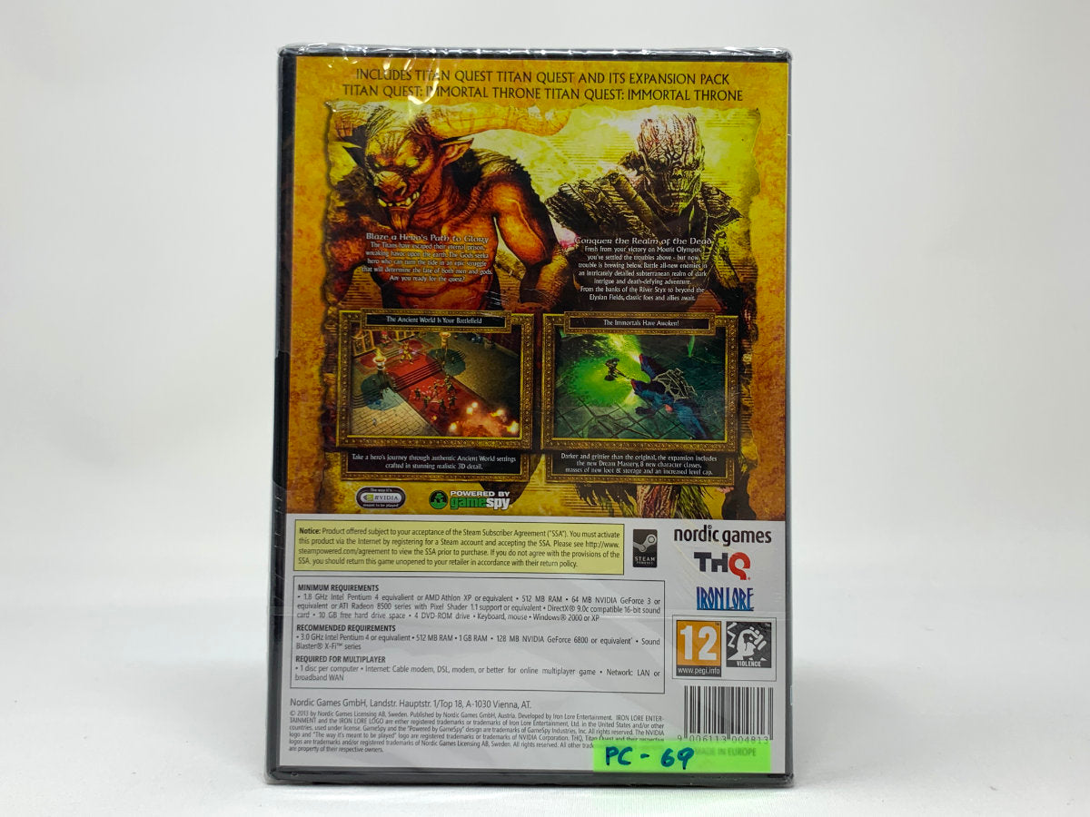 *BRAND NEW* Titan Quest Gold Edition (Titan Quest / Titan Quest: Immortal Throne Expansion) • PC (Windows)