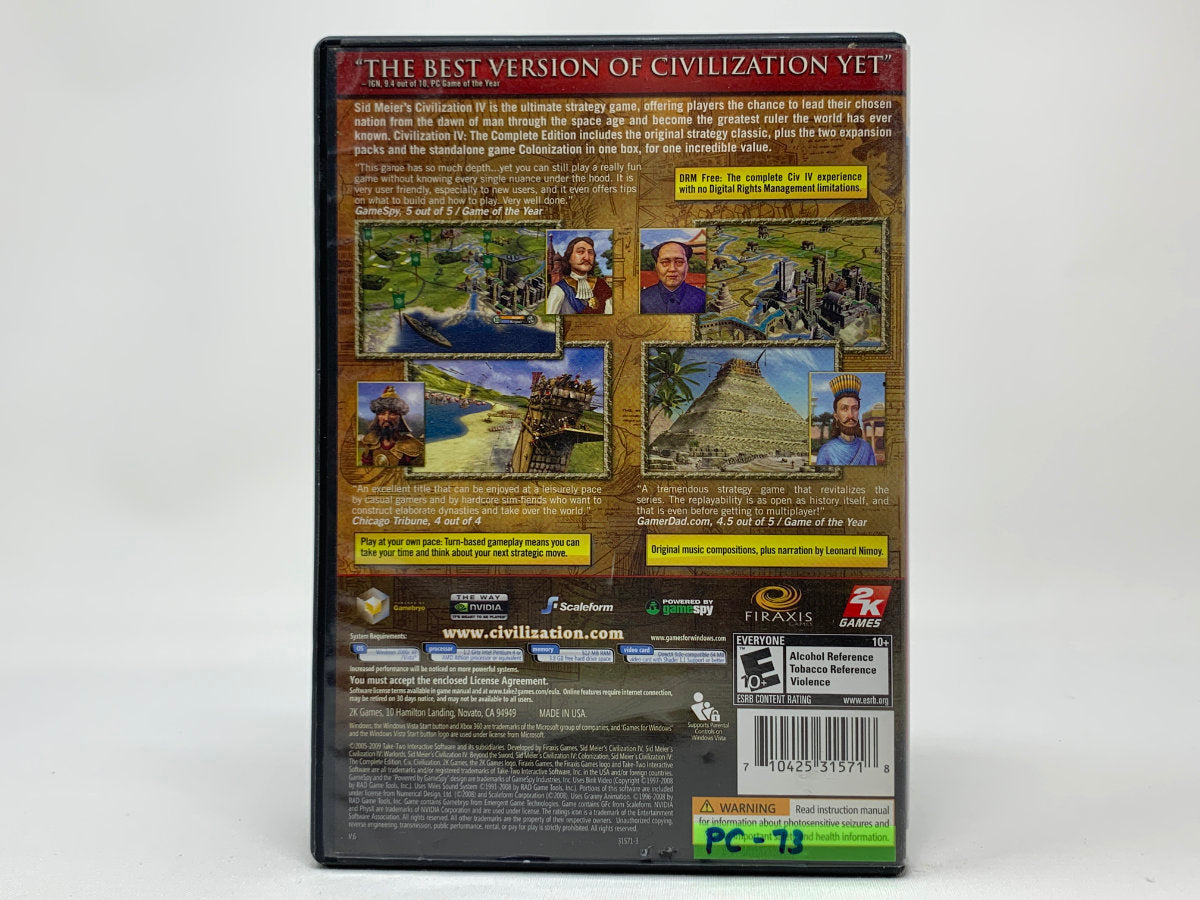 Sid Meier's Civilization IV – Complete Edition • PC (Windows)
