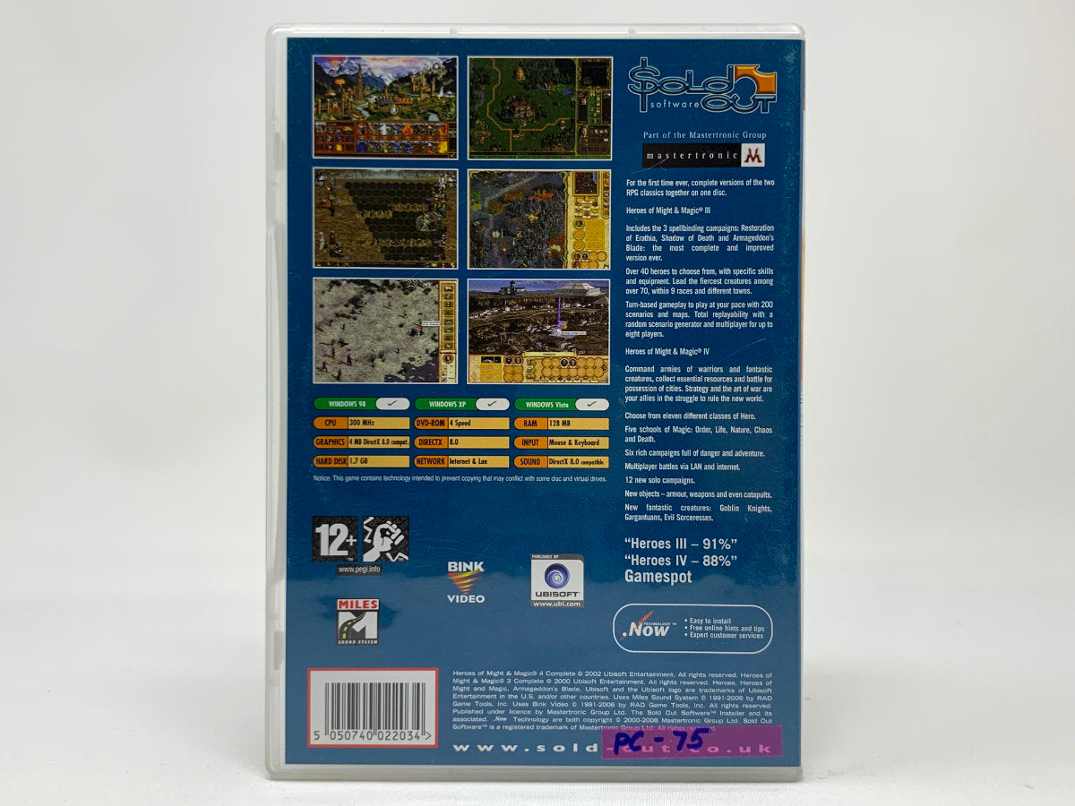 Heroes of Might and Magic III / IV Complete *2 Games in 1* • PC (Windows)