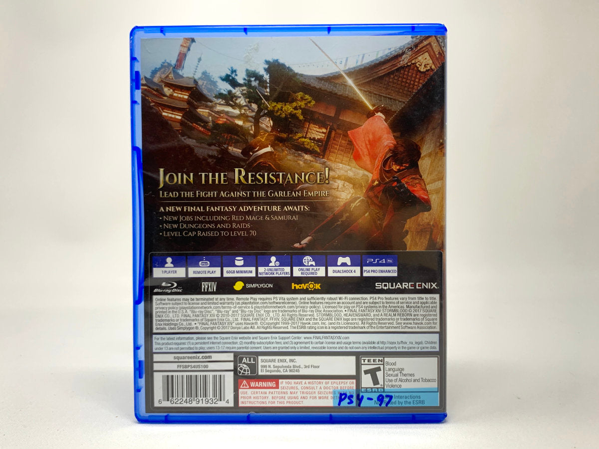 Final Fantasy XIV: Stormblood • Playstation 4