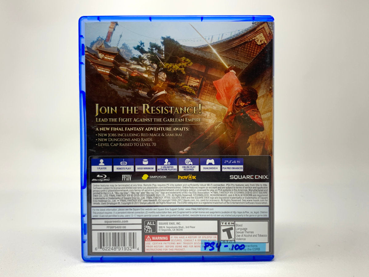 Final Fantasy XIV: Stormblood • Playstation 4