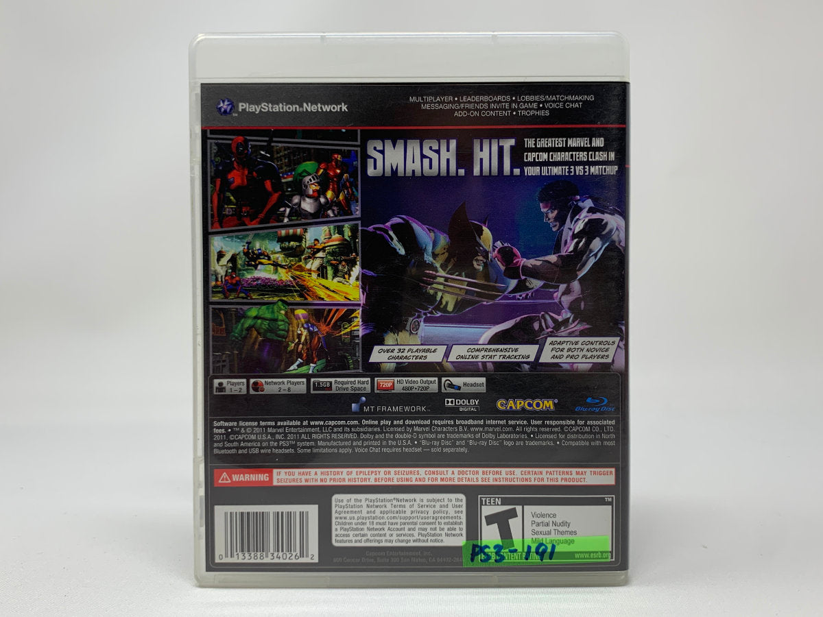 Marvel vs. Capcom 3: Fate of Two Worlds • Playstation 3