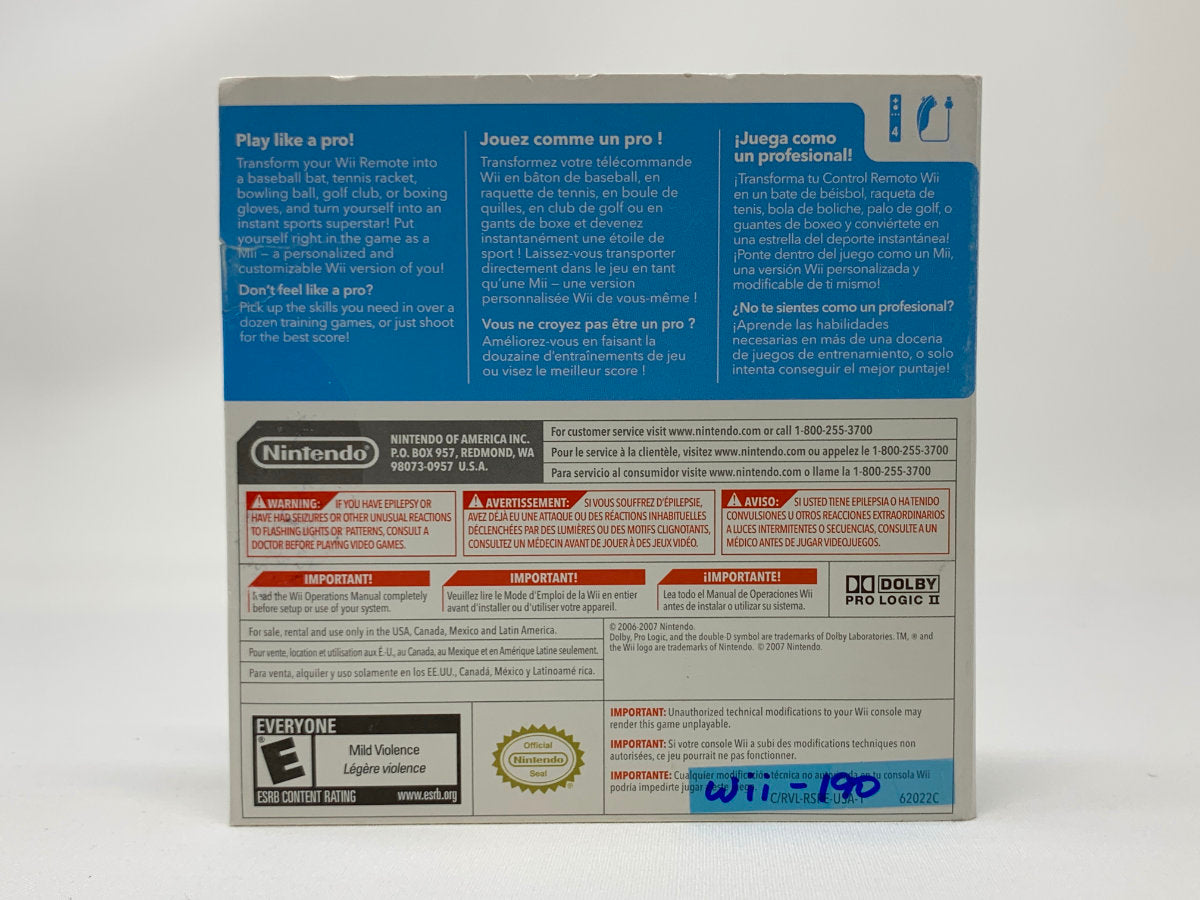 Wii Sports • Nintendo Wii