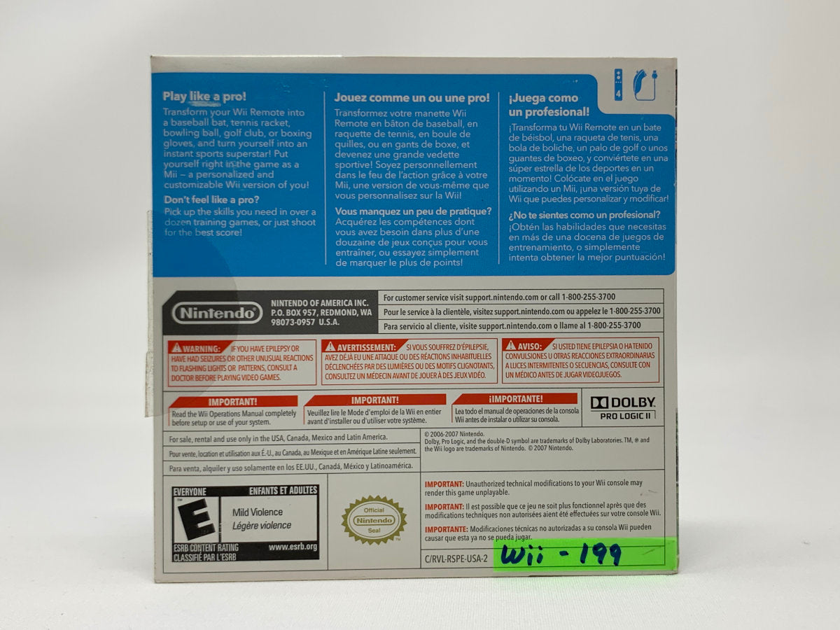 Wii Sports • Nintendo Wii