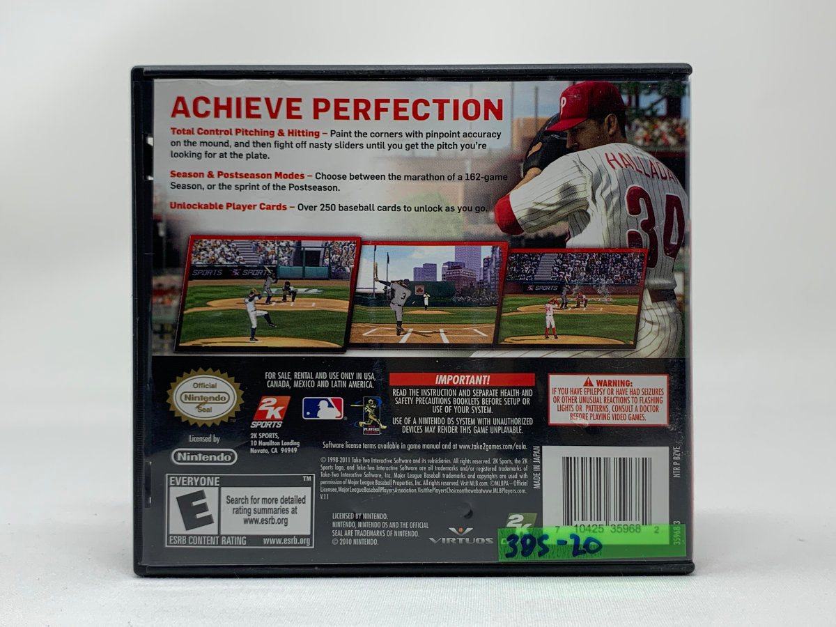 Major League Baseball 2K11 • Nintendo DS