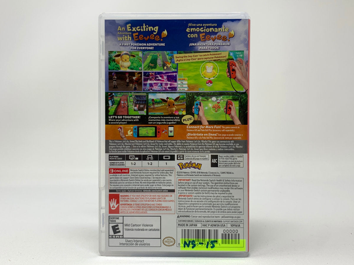 Pokémon: Let's Go, Eevee! • Nintendo Switch