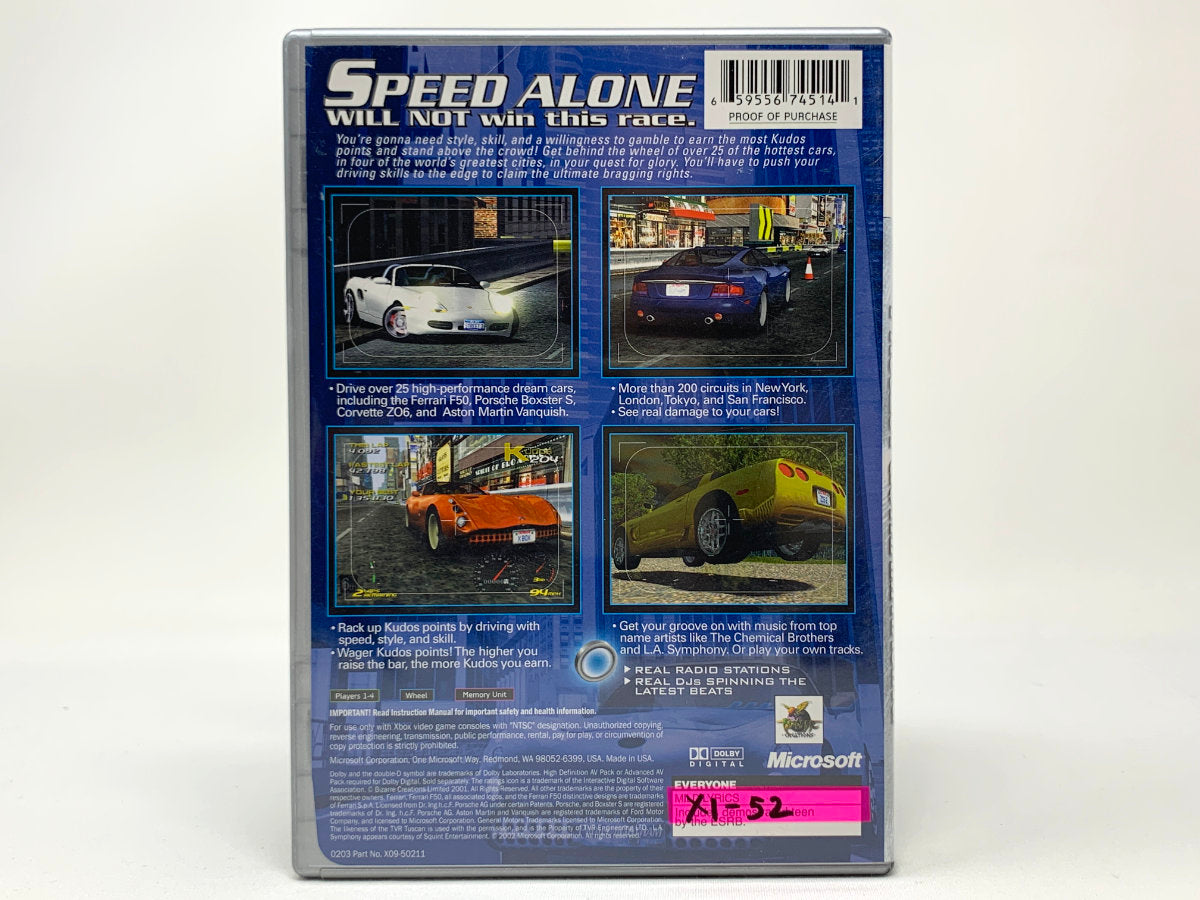 Project Gotham Racing – Platinum Hits • Xbox Original