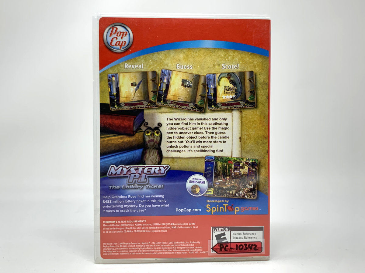 The Wizard's Pen / Mystery P.I.: The Lottery Ticket *2 Games in 1* • PC (Windows)