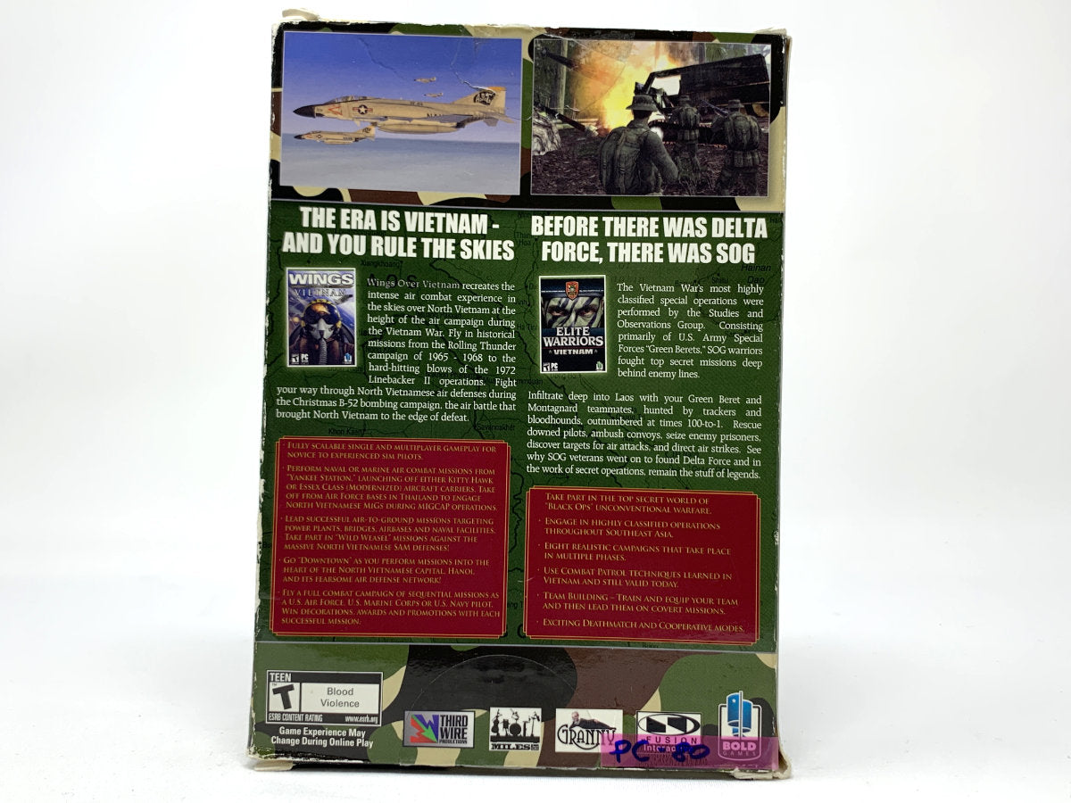 Elite Warriors: Vietnam / Wings Over Vietnam – (Big Box) *2 Games in 1* • PC (Windows)