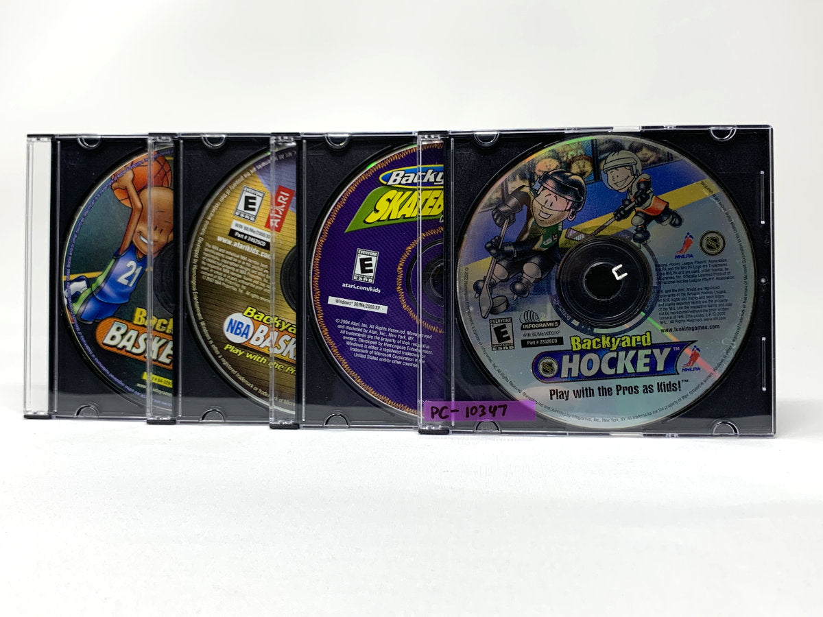 Backyard Basketball / Backyard NBA Basketball 2004 / Backyard Skateboarding / Backyard Hockey *4 Games in 1* • PC (Windows)