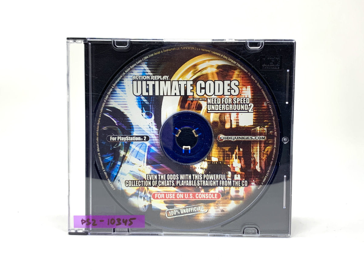 Action Replay Ultimate Codes: Need for Speed – Underground 2 • Playstation 2