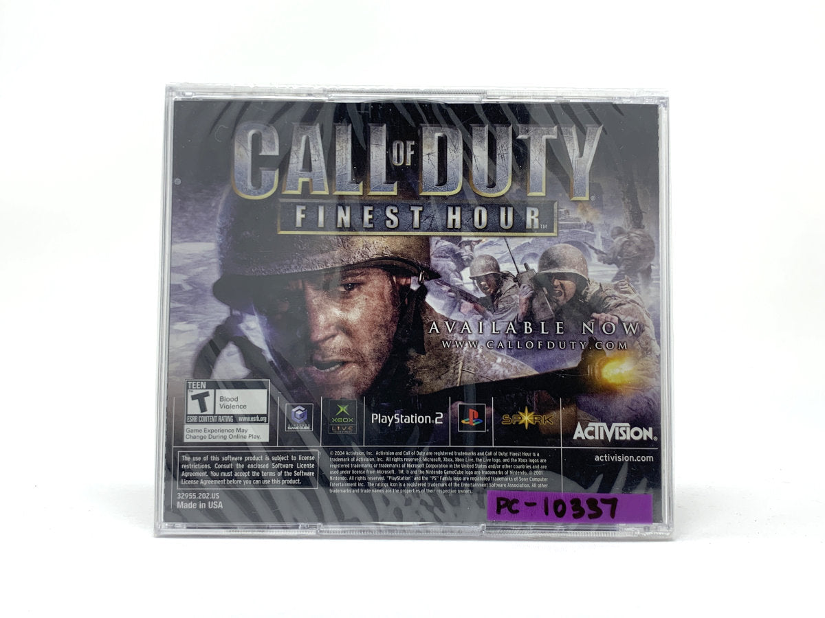 *BRAND NEW* Call of Duty: United Offensive Expansion Pack / Call of Duty: Finest Hour – Deluxe Edition *Box Set* • PC (Windows)
