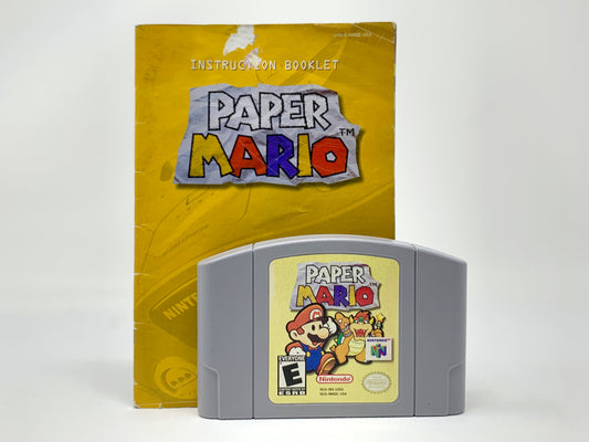 Paper Mario w/ Original Manual • N64