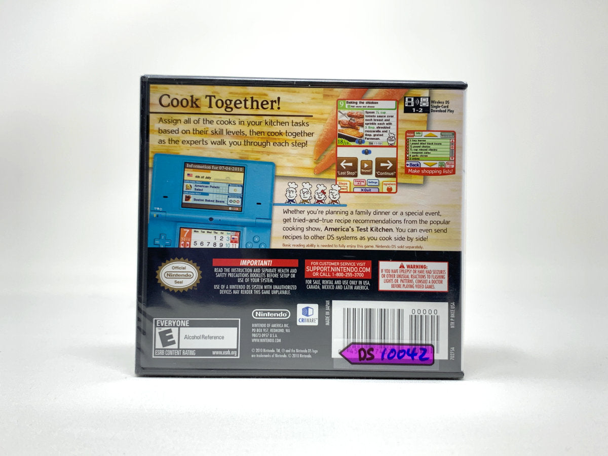 *BRAND NEW* America's Test Kitchen: Let's Get Cooking • Nintendo DS
