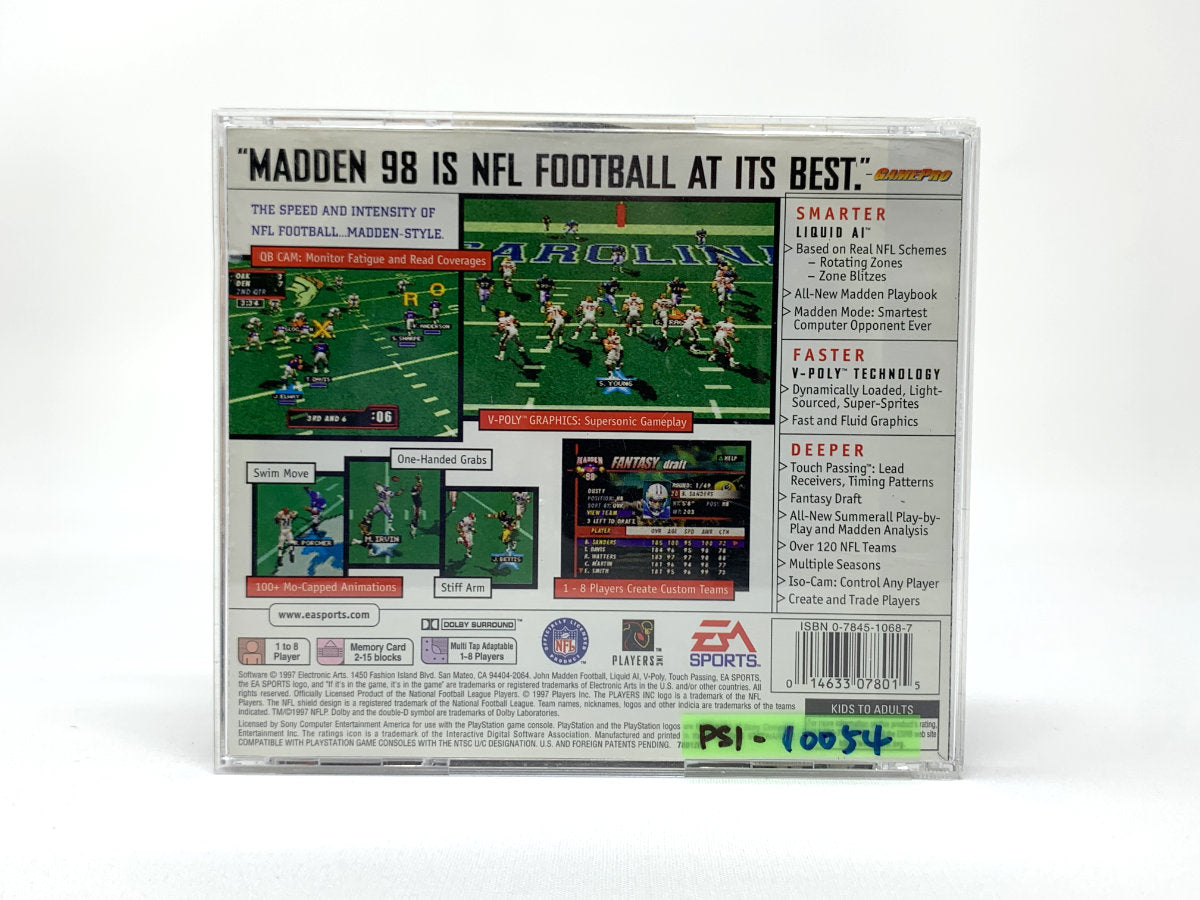 Madden NFL '98 • Playstation 1