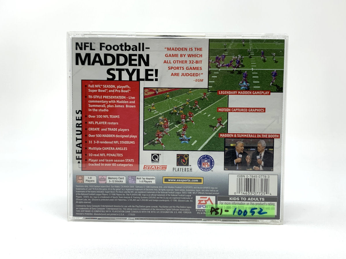 Madden NFL '97 • Playstation 1