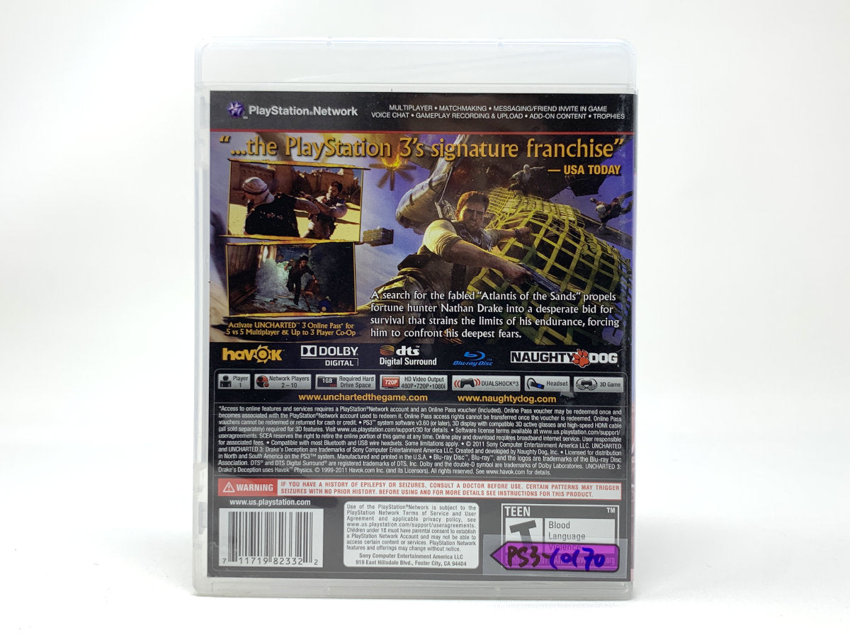 Uncharted 3: Drake's Deception • Playstation 3