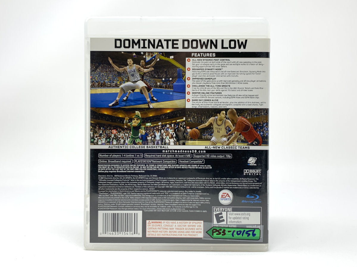 NCAA March Madness 08 • Playstation 3