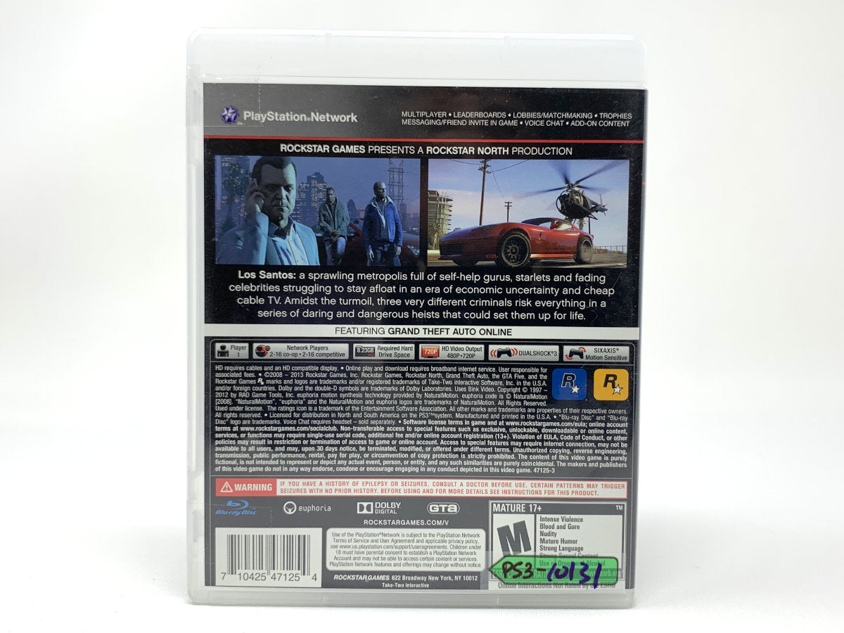 Grand Theft Auto V • Playstation 3