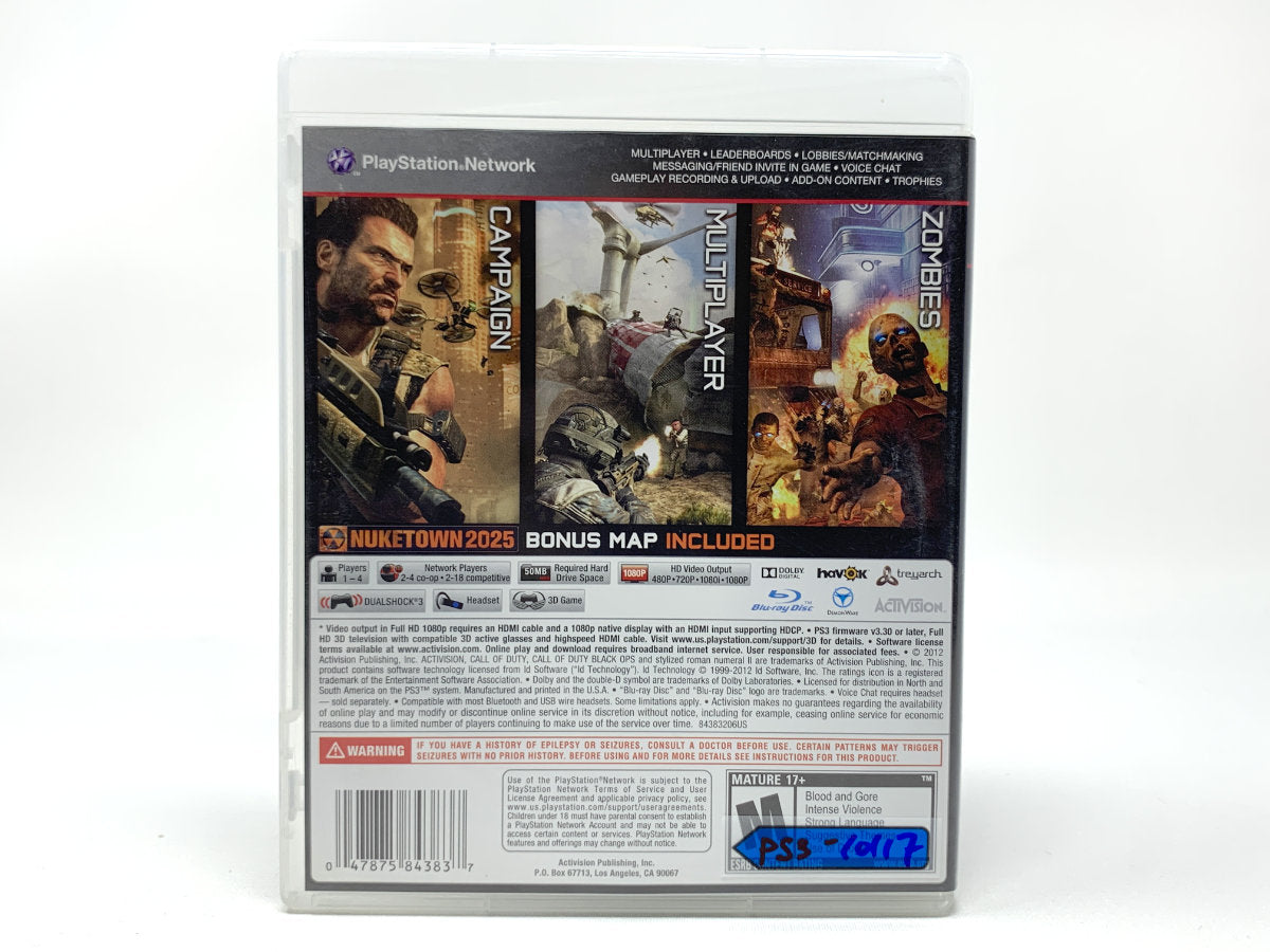 Call of Duty: Black Ops II • Playstation 3