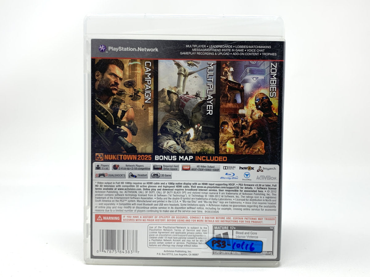 Call of Duty: Black Ops II • Playstation 3