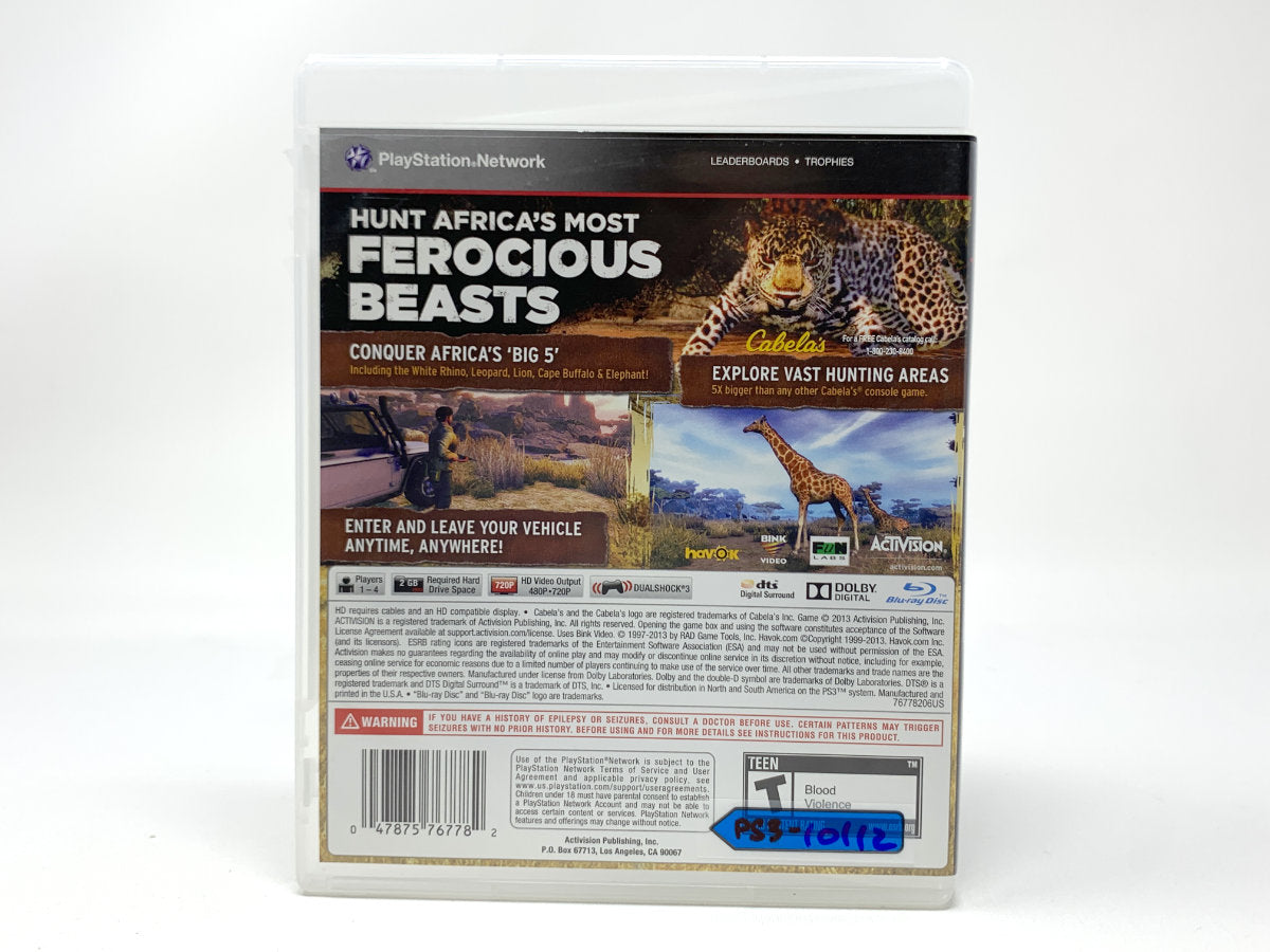 Cabela's African Adventures • Playstation 3