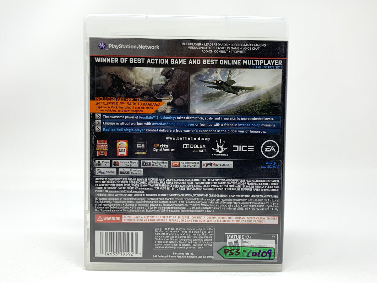 Battlefield 3 – Limited Edition • Playstation 3