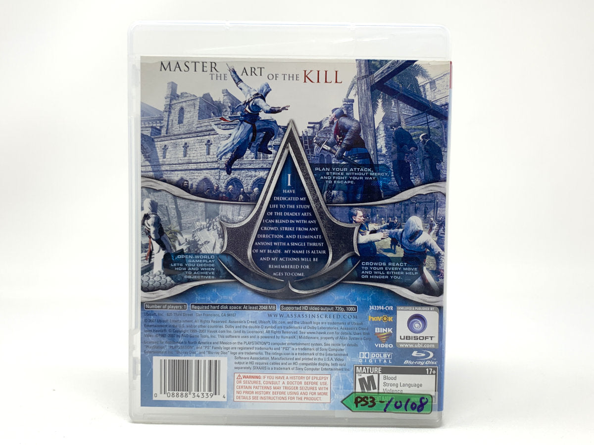 Assassin's Creed • Playstation 3