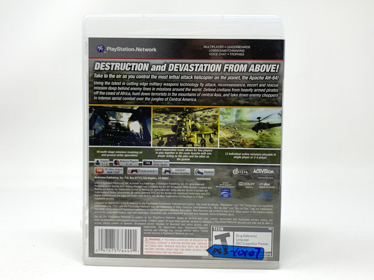 Apache: Air Assault • Playstation 3