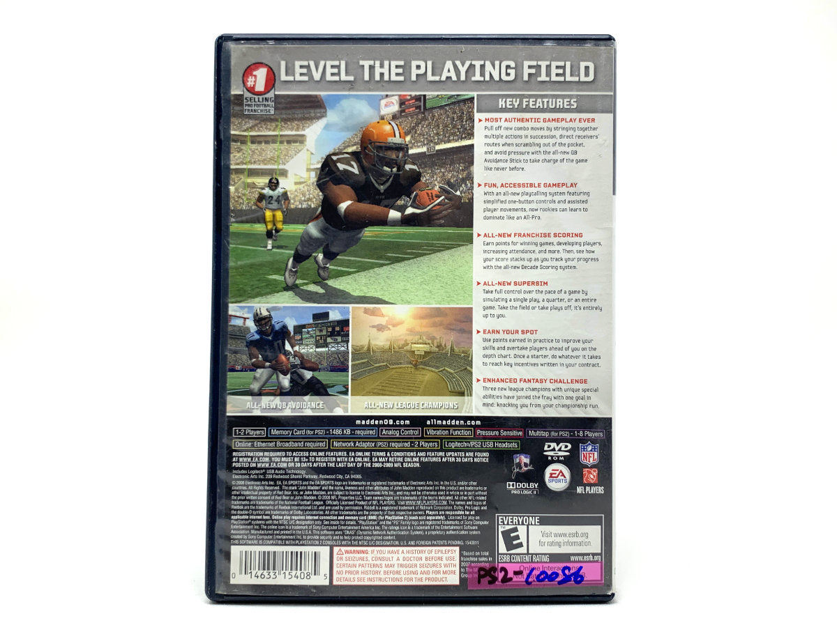 Madden NFL 09 • Playstation 2
