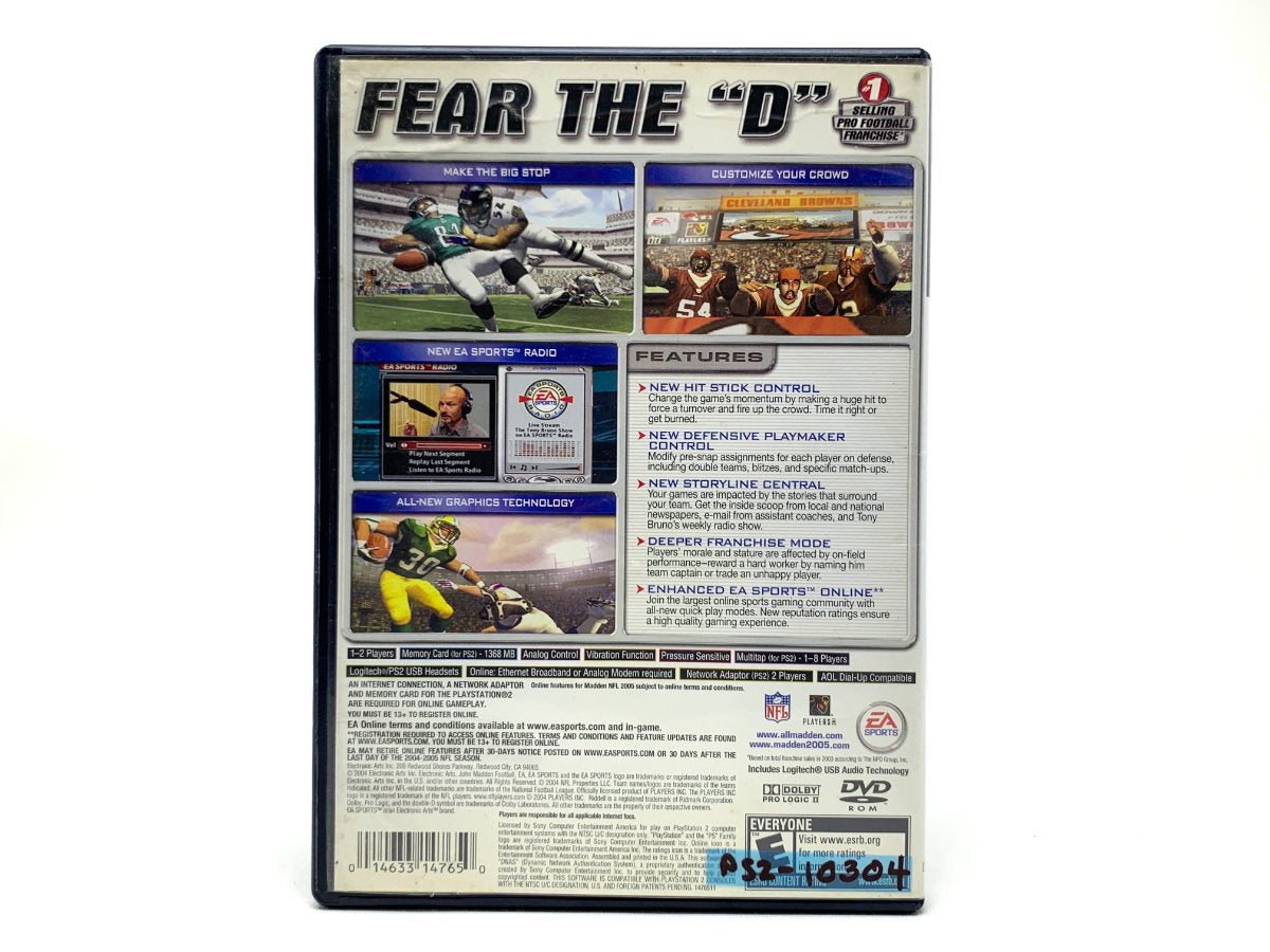 Madden NFL 2005 • Playstation 2