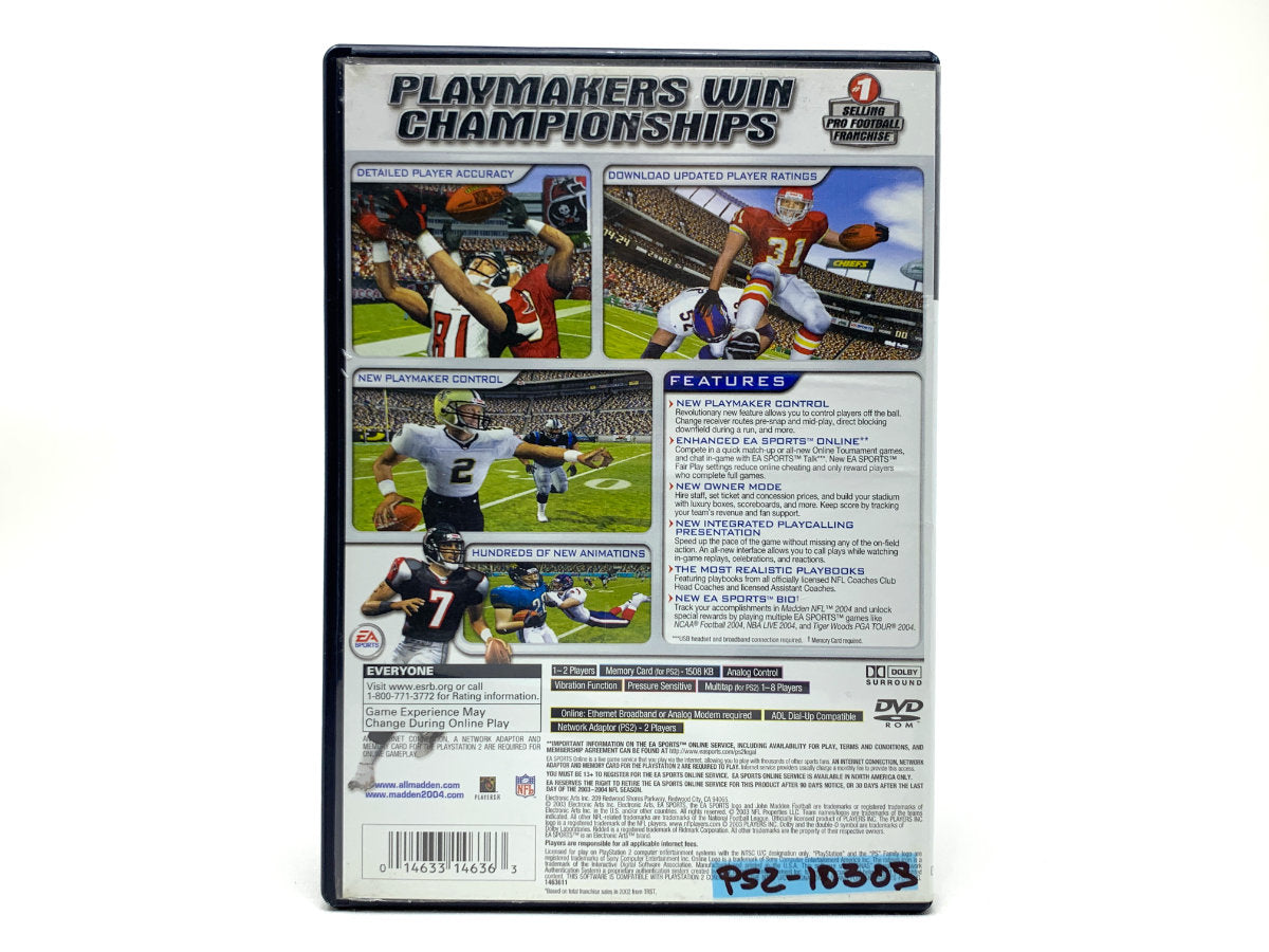 Madden NFL 2004 • Playstation 2