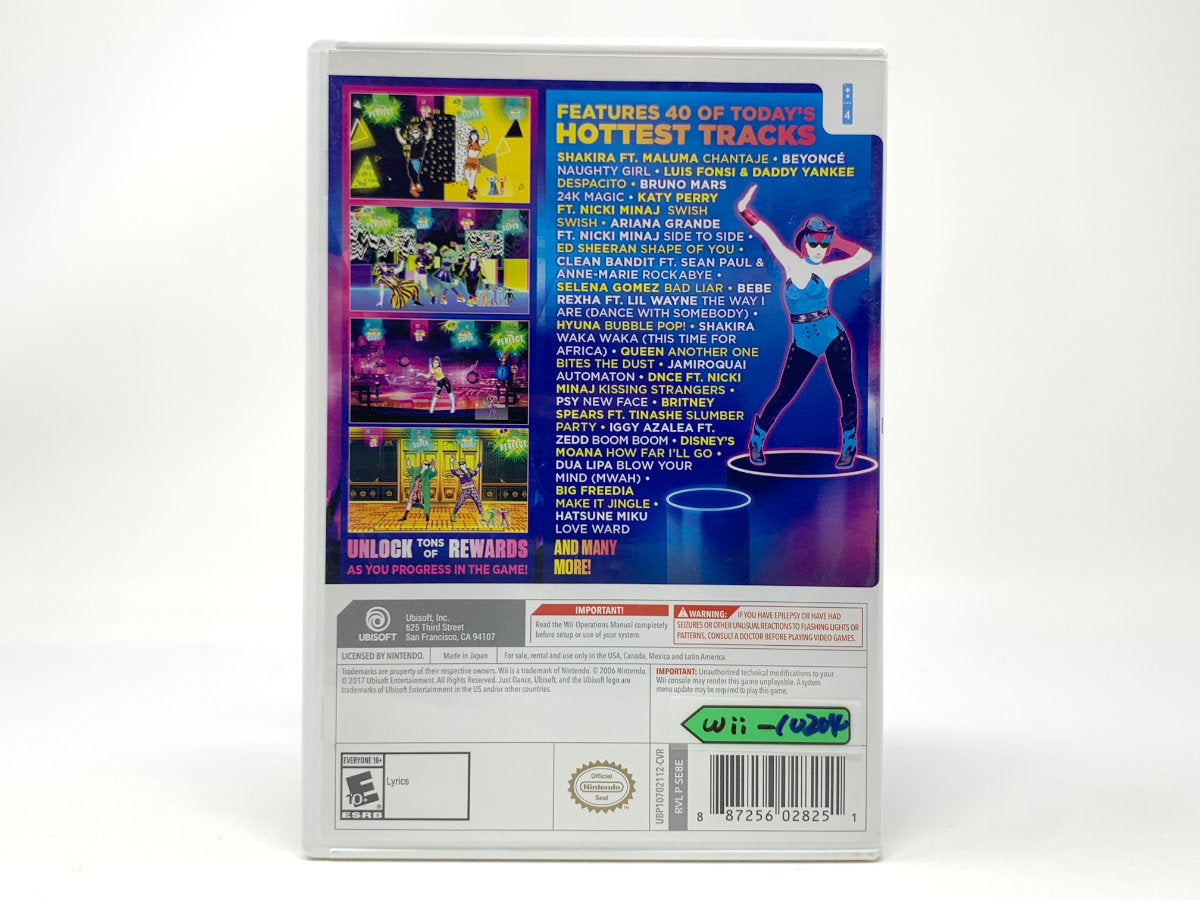 Just Dance 2018 • Nintendo Wii