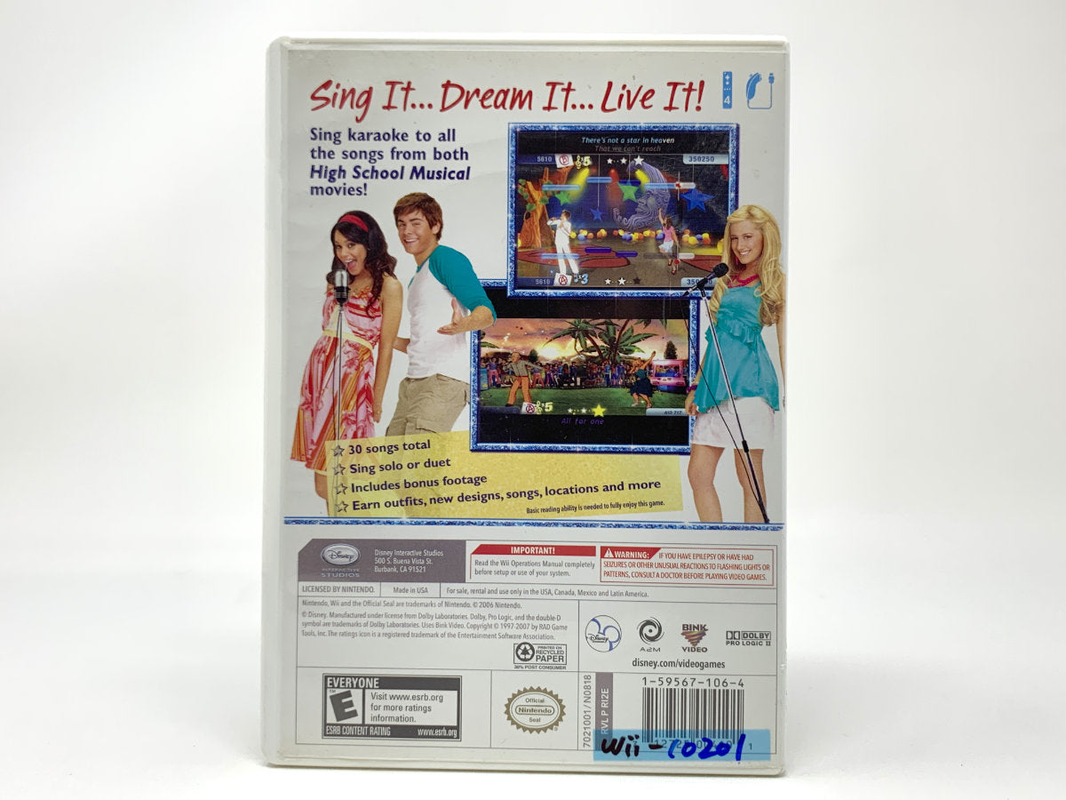 High School Musical: Sing It! • Nintendo Wii