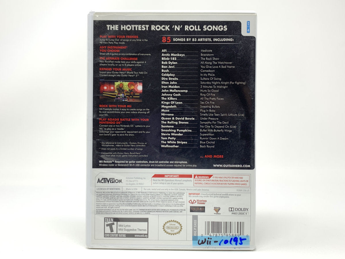 Guitar Hero 5 • Nintendo Wii