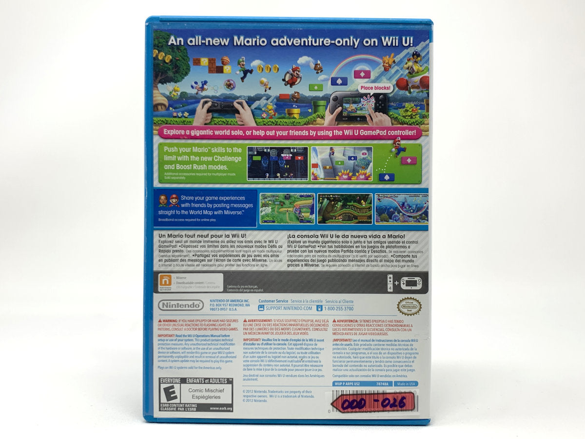 New Super Mario Bros. U • Nintendo Wii U
