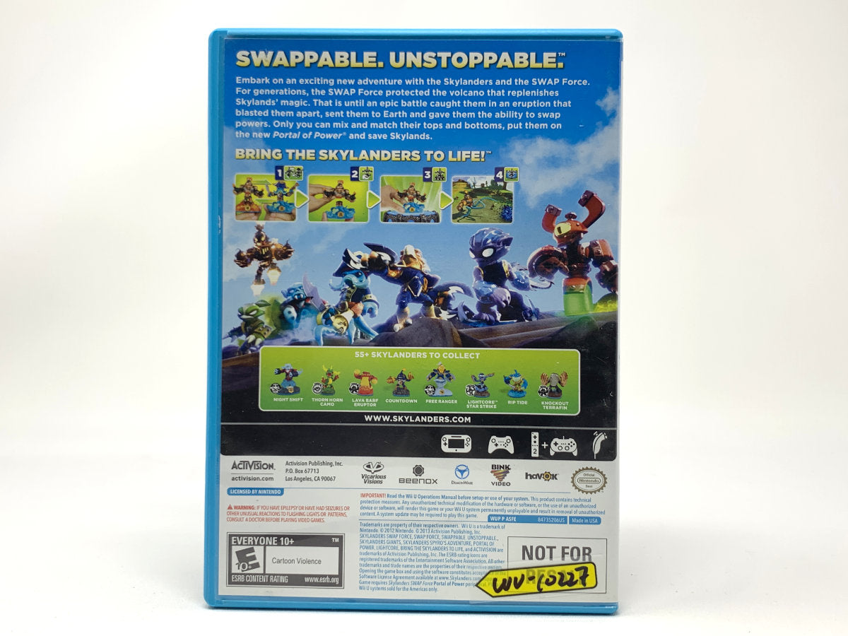 Skylanders: SWAP Force • Nintendo Wii U