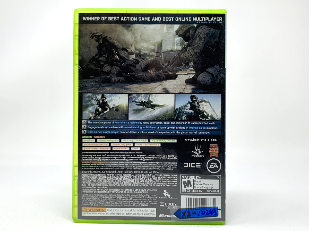 Battlefield 3 • Xbox 360