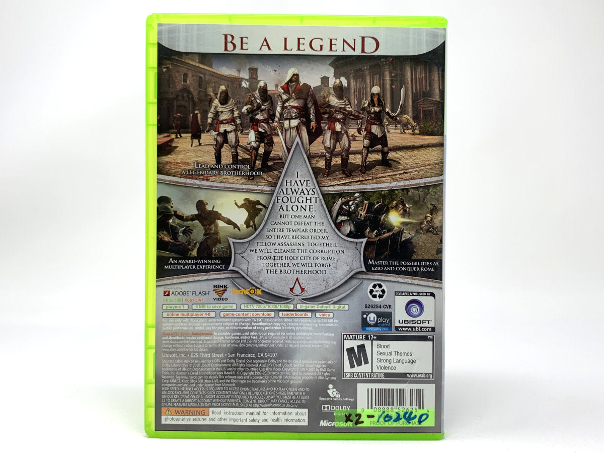 Assassin's Creed: Brotherhood • Xbox 360