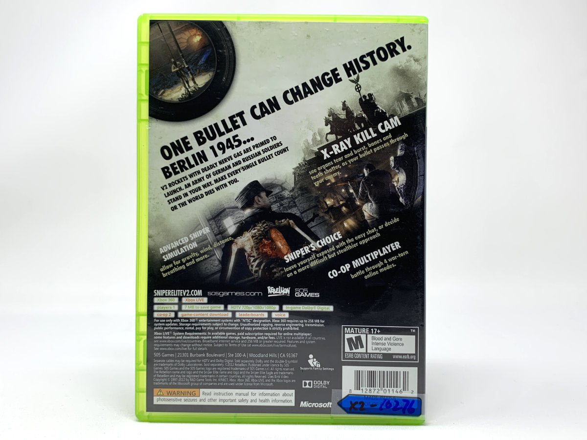 Sniper Elite V2 • Xbox 360