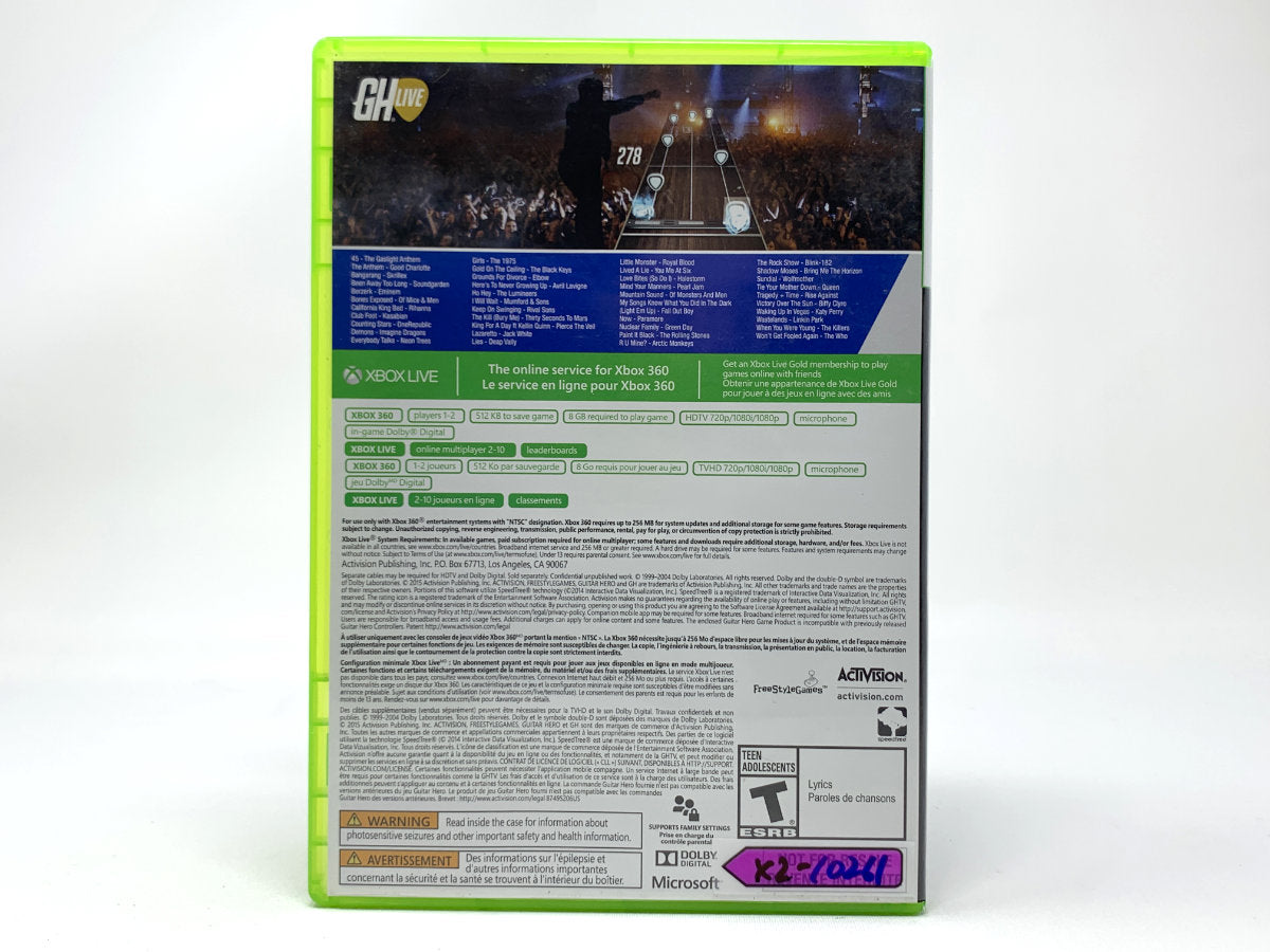 Guitar Hero Live • Xbox 360